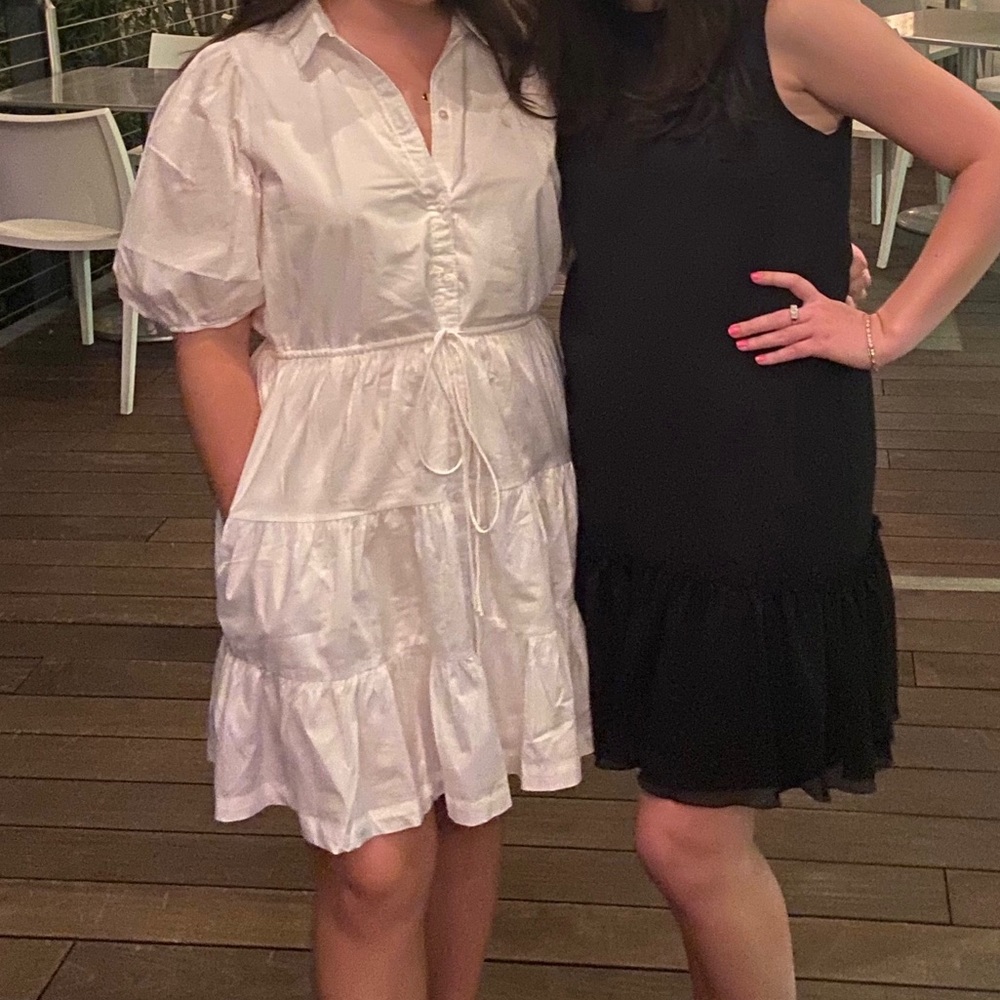 White Abercrombie & Fitch Dress in Medium Tall